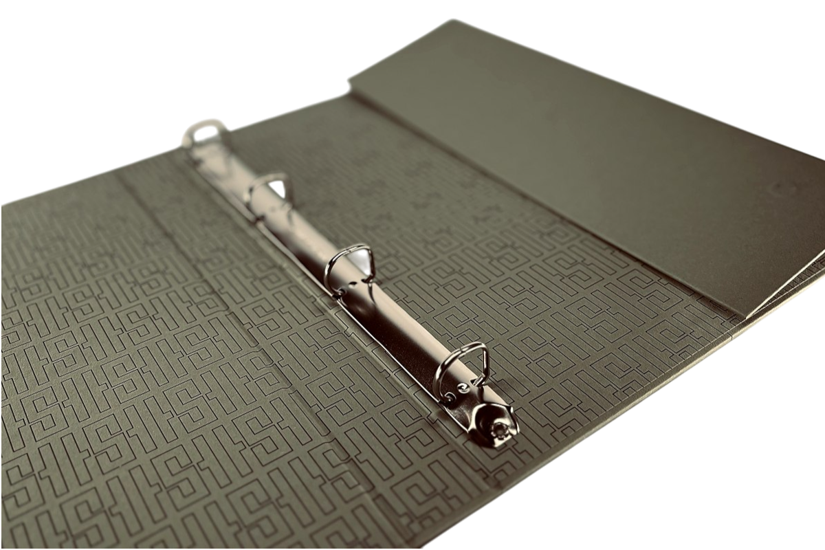 classeur à rabat aimanté luxe Luxe Packaging