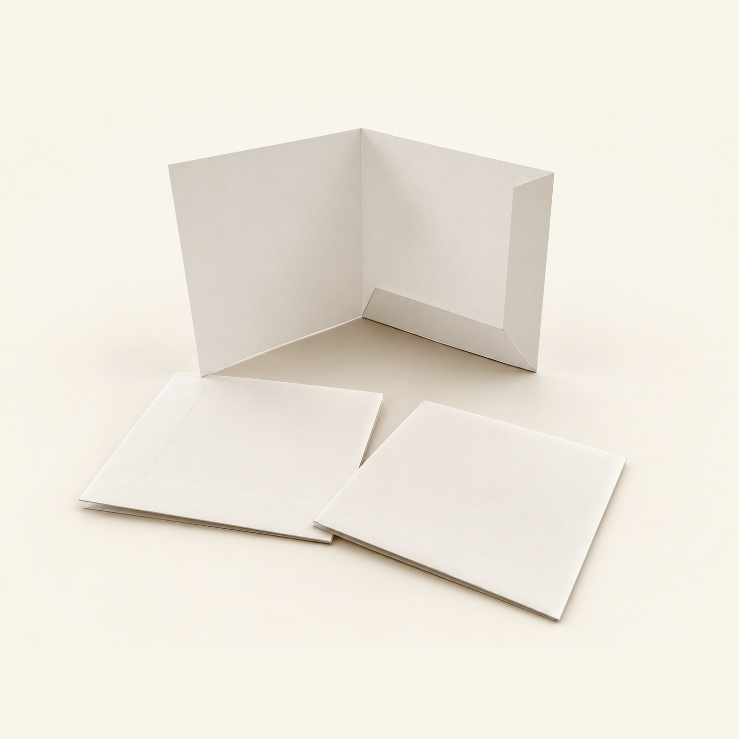 Enveloppes en papier calque translucide, pliage sur mesure