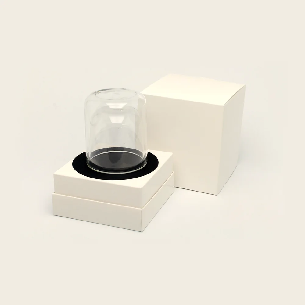 Boîte cloche, dôme de verre, pièce de la Haute Collection Luxe Packaging