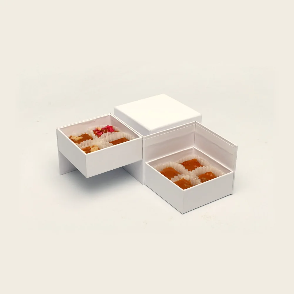 Boîte cloche à étages, pièce de la Haute Collection Luxe Packaging