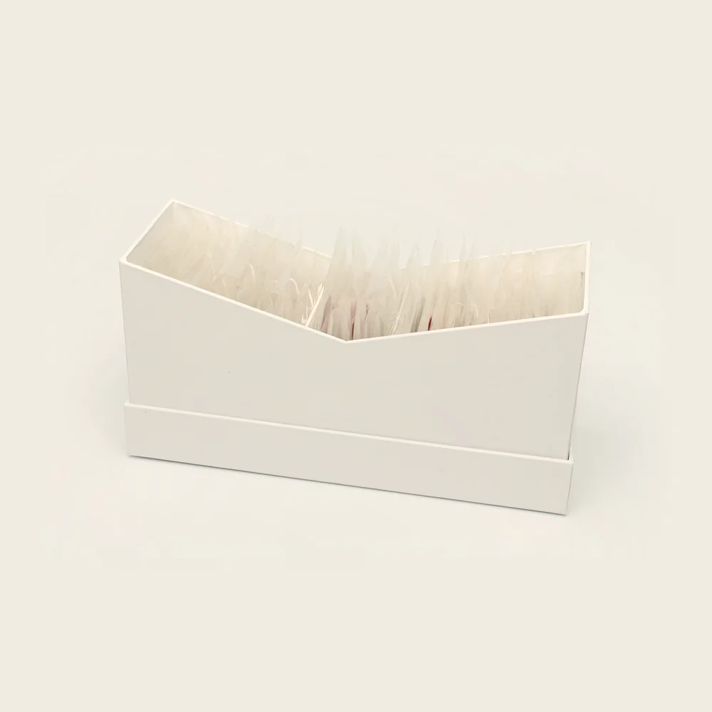 Boîte à découpe oblique, pièce de la Haute Collection Luxe Packaging