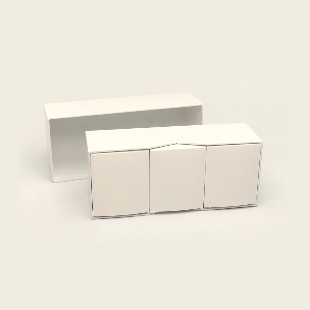 Coffret triptyque, pièce de la Haute Collection Luxe Packaging